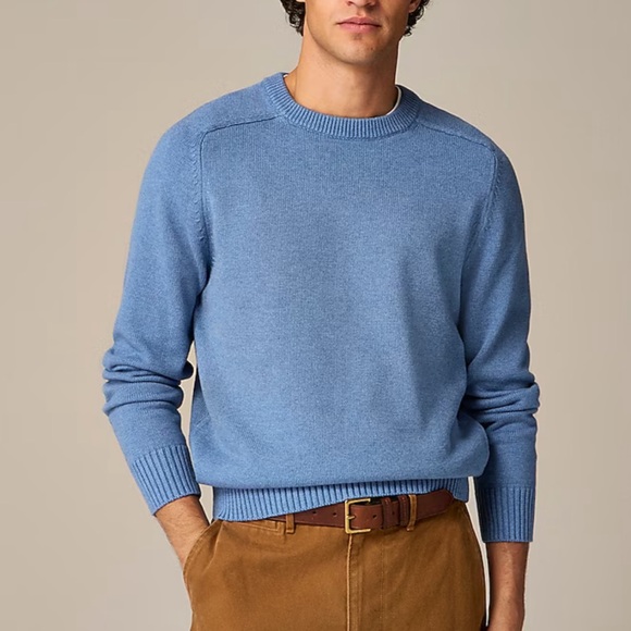 J. Crew Other - J.Crew Men’s Heritage Cotton Crewneck Sweater Blue M